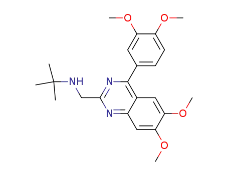 2-(tert-butylaminomethyl)-4-(3,4-dimethoxyphenyl)-6,7-dimethoxyquinazoline