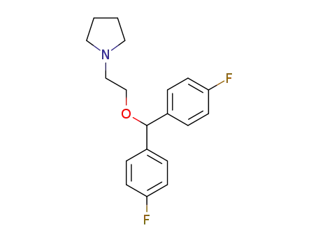 bis(4-fluorophenyl)methyl 2-(1-pyrrolidinyl)ethyl ether