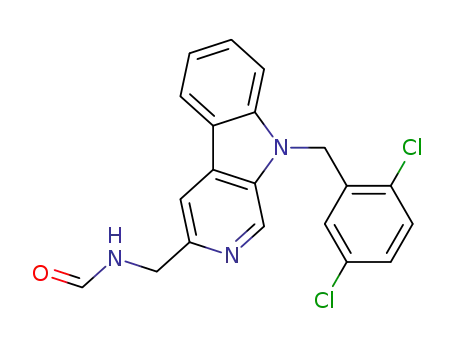 N-formyl-[9-(2,5-dichlorobenzyl)-9H-β-carbolin-3-yl]methylamine