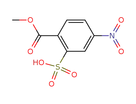 Molecular Structure of 154712-46-6 (2-methoxycarbonyl-5-nitro-benzenesulfonic acid)