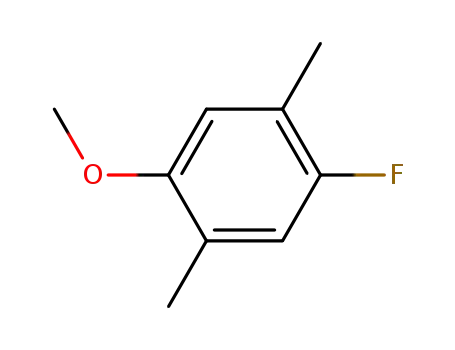 벤젠, 1-플루오로-4-메톡시-2,5-디메틸-(9CI)