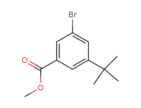 Molecular Structure of 560131-64-8 (METHYL-3-TERT-BUTYL-5-BROMO-BENZOATE)