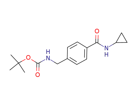 1,1-Dimethylethyl ({4-[(cyclopropylamino)carbonyl]phenyl}methyl)carbamate