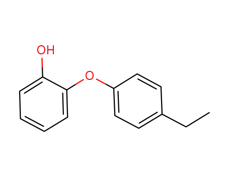 Molecular Structure of 701936-42-7 (Phenol, 2-(4-ethylphenoxy)- (9CI))