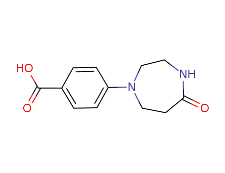 Molecular Structure of 221360-86-7 (4-(5-Oxo-[1,4]diazepan-1-yl)benzoic acid)