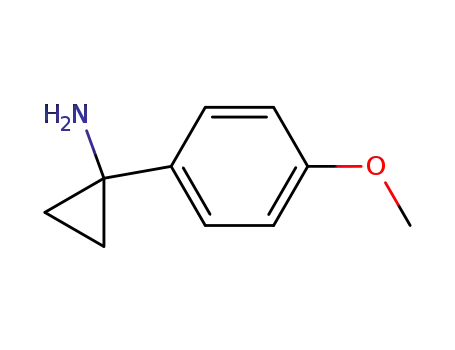 Molecular Structure of 72934-40-8 (1-(4-Methoxyphenyl)cyclopropanamine)