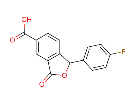 1-(4-Fluorophenyl)-1,3-dihydro-3-oxo-5-isobenzofurancarboxylic acid