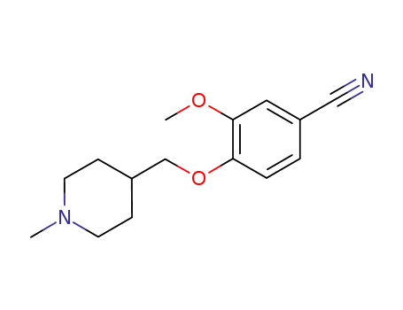 Benzonitrile, 3-methoxy-4-[(1-methyl-4-piperidinyl)methoxy]-