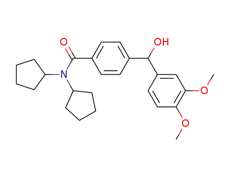 Benzamide, N,N-dicyclopentyl-4-[(3,4-dimethoxyphenyl)hydroxymethyl]-