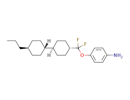 4-{difluoro[(trans,trans)-4'-propyl(1,1'-bicyclohexyl)-4-yl]methoxy}benzenamine