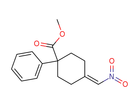 methyl 4-(nitromethylene)-1-phenylcyclohexanecarboxylate