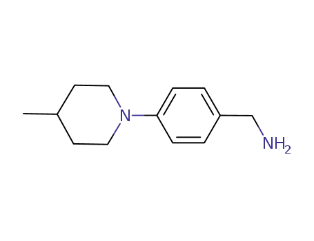 1-[4-(4-Methylpiperidin-1-yl)phenyl]methanamine