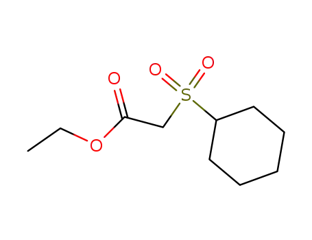 Molecular Structure of 847223-29-4 (Acetic acid, (cyclohexylsulfonyl)-, ethyl ester)