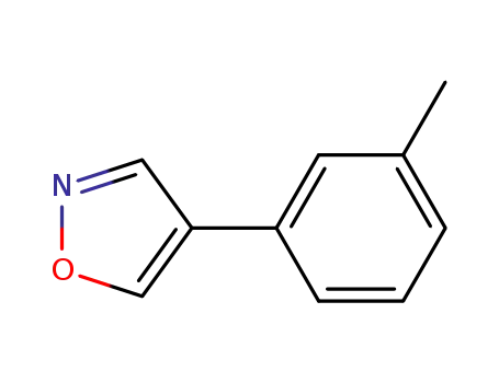 Molecular Structure of 129746-47-0 (Isoxazole, 4-(3-methylphenyl)- (9CI))