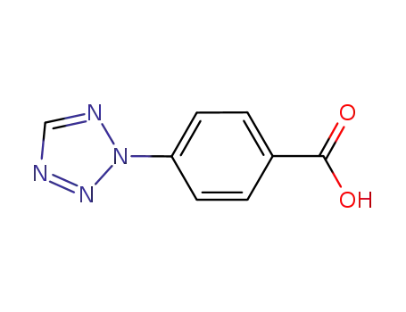Molecular Structure of 216955-64-5 (4-(2H-tetrazol-2-yl)benzoic acid)