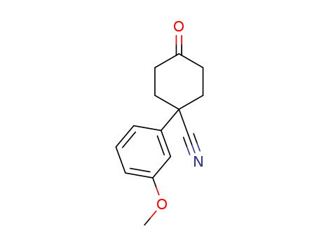 1-(3-Methoxyphenyl)-4-oxocyclohexanecarbonitrile