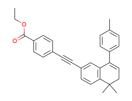 ethyl 4-((5,5-dimethyl-8-(p-tolyl)-5,6-dihydronaphthalen-2-yl)ethynyl)benzoate