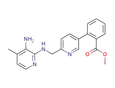 Benzoic acid,
2-[6-[[(3-amino-4-methyl-2-pyridinyl)amino]methyl]-3-pyridinyl]-, methyl
ester