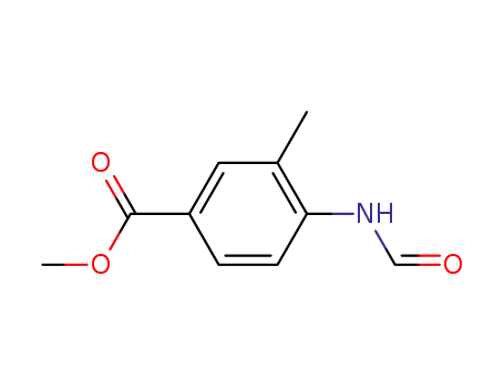 Benzoic acid, 4-(formylamino)-3-methyl-, methyl ester (9CI)