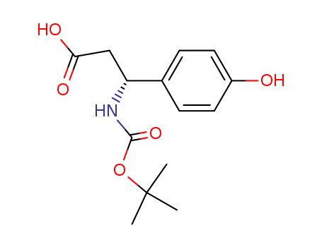(R)-3-((tert-Butoxycarbonyl)amino)-3-(4-hydroxyphenyl)propanoic acid