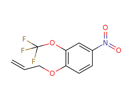 Molecular Structure of 647855-28-5 (Benzene, 4-nitro-1-(2-propenyloxy)-2-(trifluoromethoxy)-)