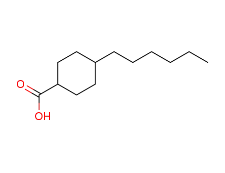 Molecular Structure of 38792-92-6 (4-hexylcyclohexanecarboxylic acid)