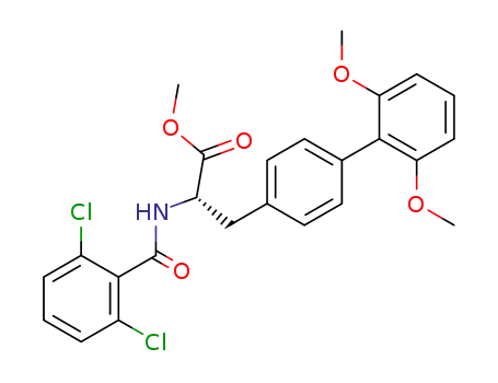 N-(2,6-dichlorobenzoyl)-4-(2,6-dimethoxyphenyl)-L-phenylalanine methyl ester