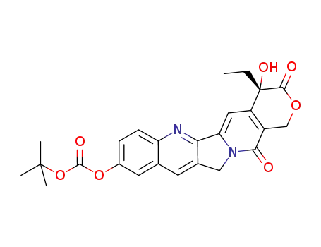 Molecular Structure of 362496-88-6 (10-tert-butoxycarbonyloxycamptothecin)