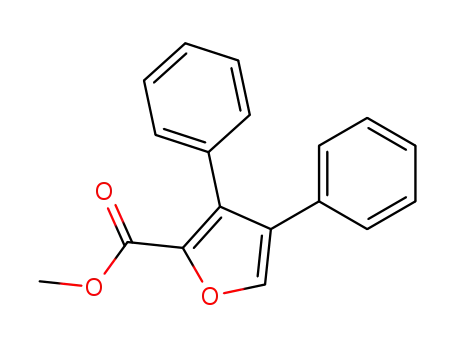 Molecular Structure of 52101-36-7 (METHYL-3,4-DIPHENYL-2-FUROATE)
