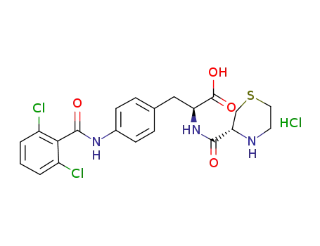 4-[(2,6-Dichlorobenzoyl)amino]-N-[[(3R)-3-thiomorpholinyl]carbonyl]-L-phenylalanine Monohydrochloride