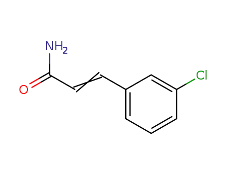 Molecular Structure of 24654-56-6 (3-(3-CHLOROPHENYL)ACRYLAMIDE)