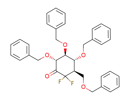 (3R,4R,5S,6S)-4,5,6-tris(benzyloxy)-3-[(benzyl)methyl]-2,2-difluorocyclohexanone