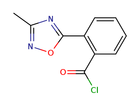 Best price/ 2-(3-Methyl-1,2,4-oxadiazol-5-yl)benzoyl chloride , 90%  CAS NO.380899-55-8