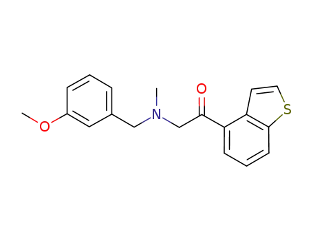Ethanone,
1-benzo[b]thien-4-yl-2-[[(3-methoxyphenyl)methyl]methylamino]-