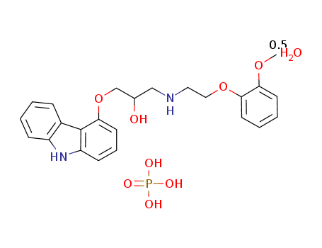 Carvedilol phosphate hemihydrate(610309-89-2)