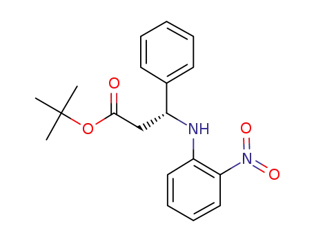 tert-butyl (3R)-3-(2-nitroanilino)-3-phenylpropanoate