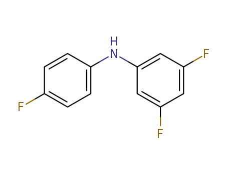 Molecular Structure of 403-80-5 (3,5-difluoro-N-(4-fluorophenyl)aniline)