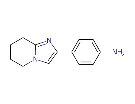 Molecular Structure of 774238-52-7 (Benzenamine, 4-(5,6,7,8-tetrahydroimidazo[1,2-a]pyridin-2-yl)-)