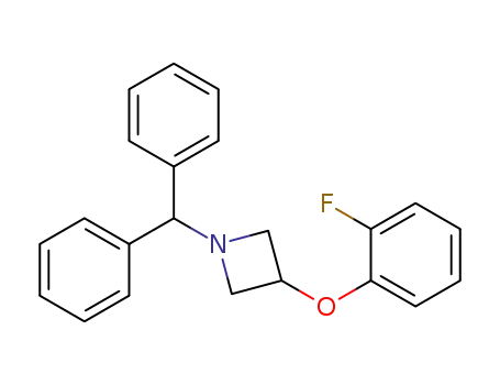 1-(diphenylmethyl)-3-(2-fluorophenoxy)azetidine