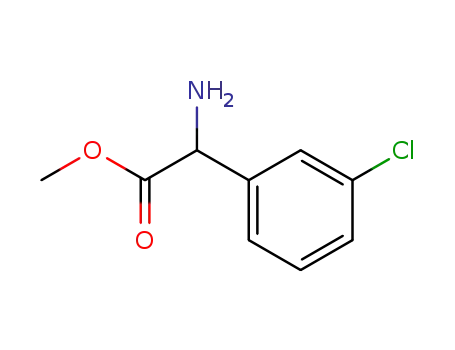 Molecular Structure of 532987-11-4 (Methyl 2-aMino-2-(3-chlorophenyl)acetate)