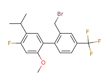 2'-(Bromomethyl)-4-fluoro-5-isopropyl-2-methoxy-4'-(trifluoromethyl)biphenyl