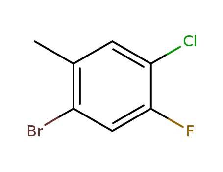 1-Bromo-4-chloro-5-fluoro-2-methylbenzene