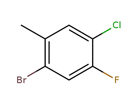 1-Bromo-4-chloro-5-fluoro-2-methylbenzene