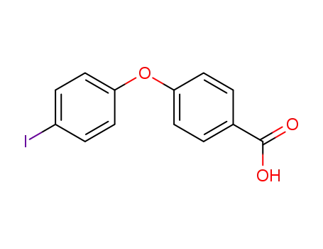 Molecular Structure of 21120-69-4 (4-(4-IODO-PHENOXY)-BENZOIC ACID)