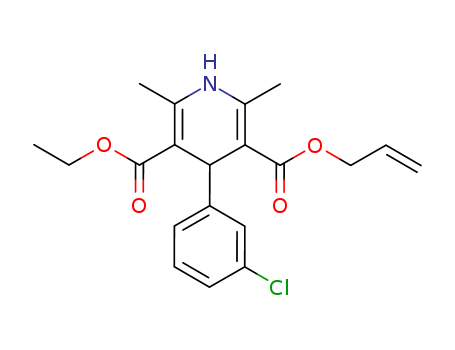 ethyl prop-2-enyl 4-(3-chlorophenyl)-2,6-dimethyl-1,4-dihydropyridine-3,5-dicarboxylate