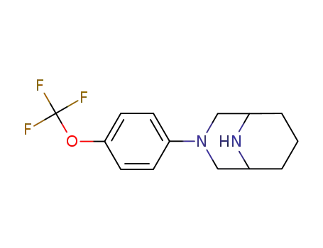 Molecular Structure of 888327-47-7 (3,9-Diazabicyclo[3.3.1]nonane, 3-[4-(trifluoromethoxy)phenyl]-)