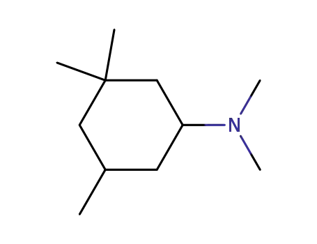 Molecular Structure of 30266-96-7 (Cyclohexanamine, N,N,3,3,5-pentamethyl-)