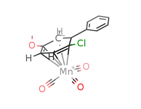(η5-1-chloro-4-methoxy-6-phenylcyclohexadienyl)tricarbonylmanganese
