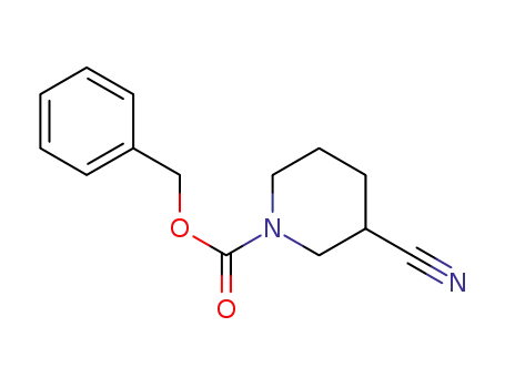 Molecular Structure of 885069-22-7 (1-N-Cbz-3-cyanopiperidine)