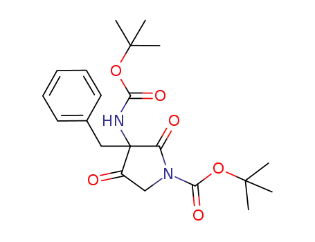 3-benzyl-1-(tert-butoxycarbonyl)-3-[(tert-butoxycarbonyl)amino]pyrrolidine-2,4-dione